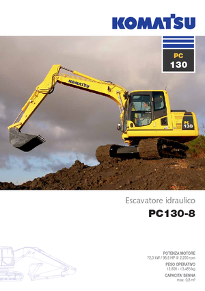 Excavatoare pe șenile Komatsu PC130-8