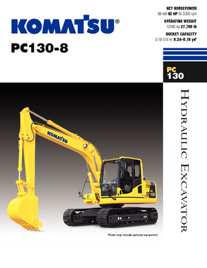 Excavatoare pe șenile Komatsu PC130-8