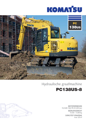 Excavatoare pe șenile Komatsu PC138US-8