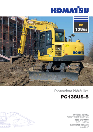 Excavatoare pe șenile Komatsu PC138US-8