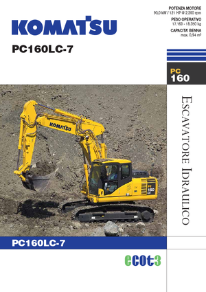 Excavatoare pe șenile Komatsu PC160LC-7
