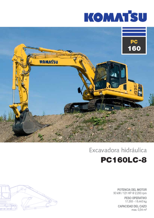 Excavatoare pe șenile Komatsu PC160LC-8
