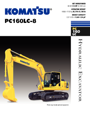 Excavatoare pe șenile Komatsu PC160LC-8