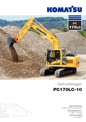 Excavatoare pe șenile Komatsu PC170LC-10