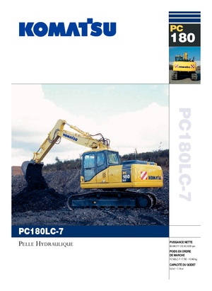 Excavatoare pe șenile Komatsu PC180LC-7