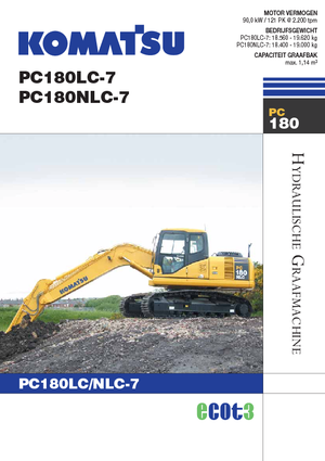 Excavatoare pe șenile Komatsu PC180LC-7