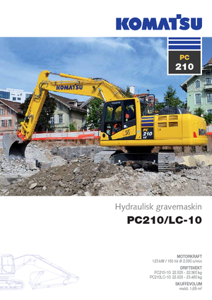 Excavatoare pe șenile Komatsu PC210-10