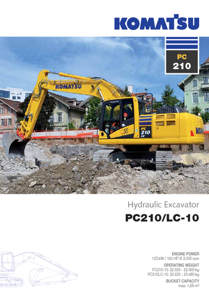 Excavatoare pe șenile Komatsu PC210-10