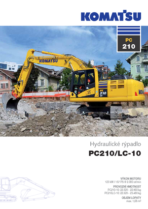 Excavatoare pe șenile Komatsu PC210-10