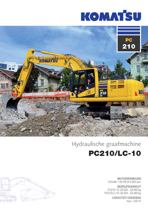 Excavatoare pe șenile Komatsu PC210-10