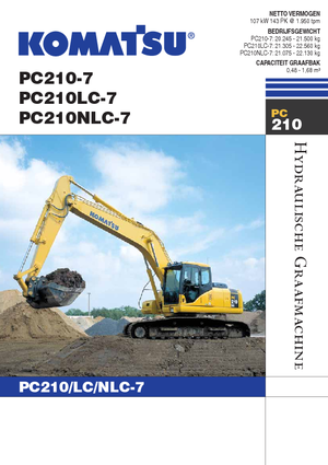 Excavatoare pe șenile Komatsu PC210NLC-7
