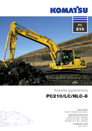 Excavatoare pe șenile Komatsu PC210LC-8