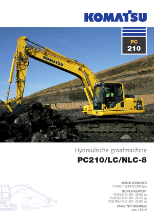 Excavatoare pe șenile Komatsu PC210LC-8