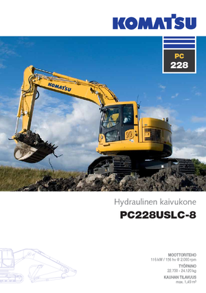 Excavatoare pe șenile Komatsu PC228US-LC-8