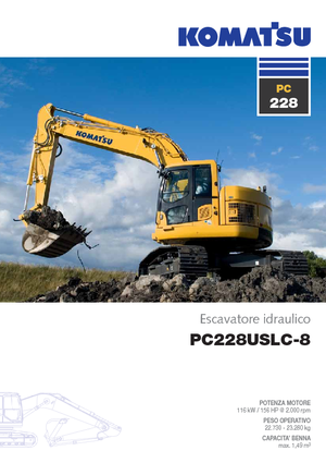 Excavatoare pe șenile Komatsu PC228US-LC-8