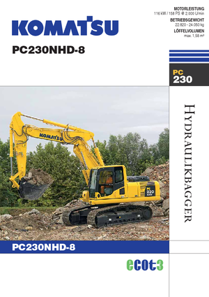 Excavatoare pe șenile Komatsu PC230NHD-8