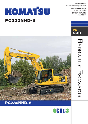 Excavatoare pe șenile Komatsu PC230NHD-8