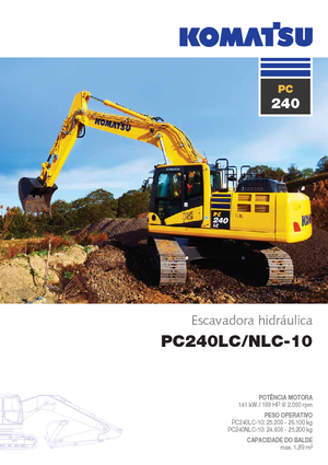 Excavatoare pe șenile Komatsu PC240LC-10