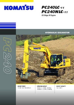 Excavatoare pe șenile Komatsu PC240NLC-11E0