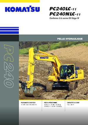 Excavatoare pe șenile Komatsu PC240NLC-11E0