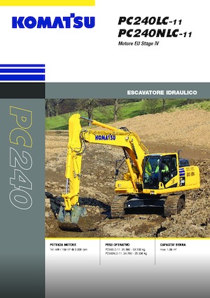 Excavatoare pe șenile Komatsu PC240NLC-11E0