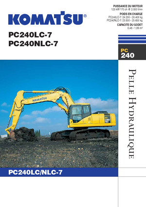 Excavatoare pe șenile Komatsu PC240LC-7