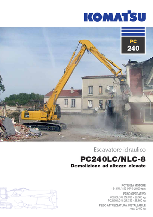 Excavatoare pe șenile Komatsu PC240LC-8