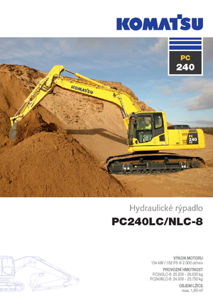 Excavatoare pe șenile Komatsu PC240NLC-8