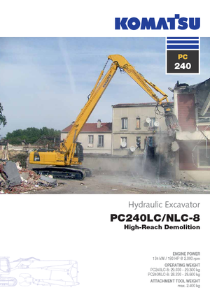 Excavatoare pe șenile Komatsu PC240LC-8