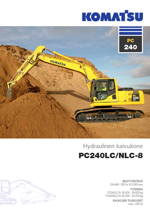 Excavatoare pe șenile Komatsu PC240LC-8