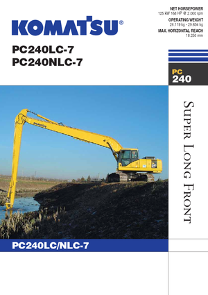 Excavatoare pe șenile Komatsu PC240NLC-7