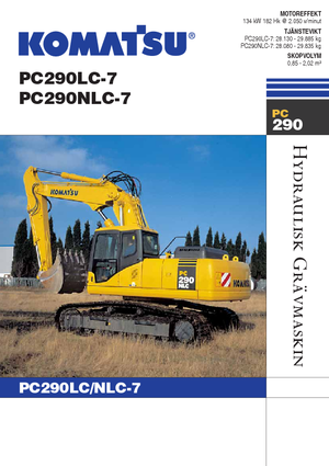 Excavatoare pe șenile Komatsu PC290LC-7