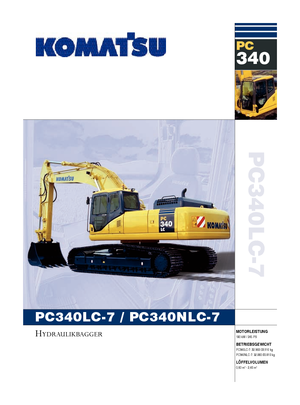 Excavatoare pe șenile Komatsu PC340LC-7