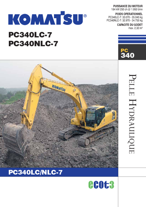 Excavatoare pe șenile Komatsu PC340NLC-7