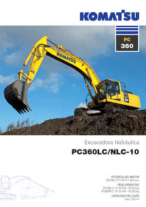 Excavatoare pe șenile Komatsu PC360LC-10