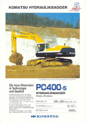 Excavatoare pe șenile Komatsu PC400LC-5
