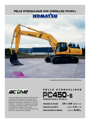 Excavatoare pe șenile Komatsu PC450LC-6