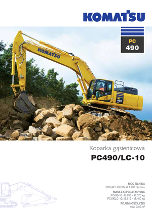 Excavatoare pe șenile Komatsu PC490LC-10