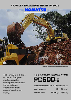 Excavatoare pe șenile Komatsu PC600-6