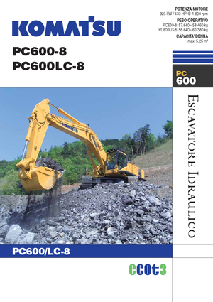 Excavatoare pe șenile Komatsu PC600-8