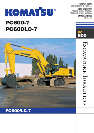 Excavatoare pe șenile Komatsu PC600LC-7