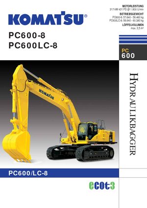Excavatoare pe șenile Komatsu PC600LC-8/PC 600-8