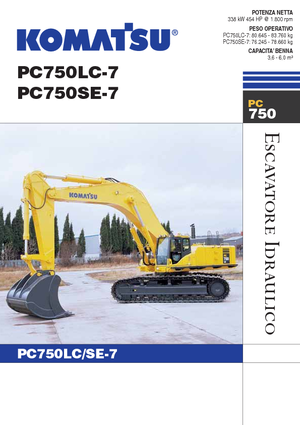 Excavatoare pe șenile Komatsu PC750LC-7