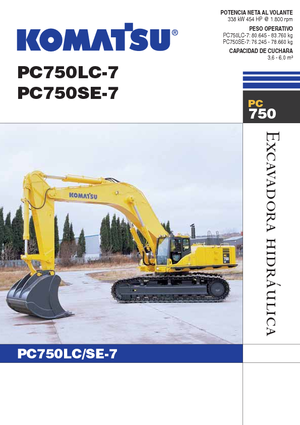 Excavatoare pe șenile Komatsu PC750LC-7