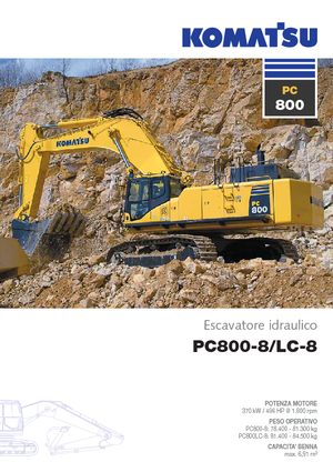 Excavatoare pe șenile Komatsu PC800-8 E0