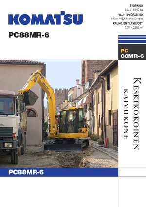 Excavatoare pe șenile Komatsu PC88MR-6