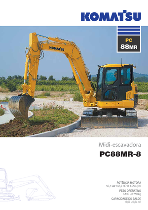 Excavatoare pe șenile Komatsu PC88MR-8