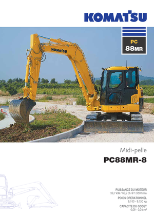 Excavatoare pe șenile Komatsu PC88MR-8