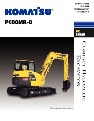 Excavatoare pe șenile Komatsu PC88MR-8