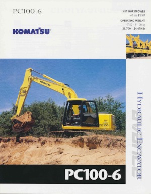 Excavatoare pe șenile Komatsu PC100-6